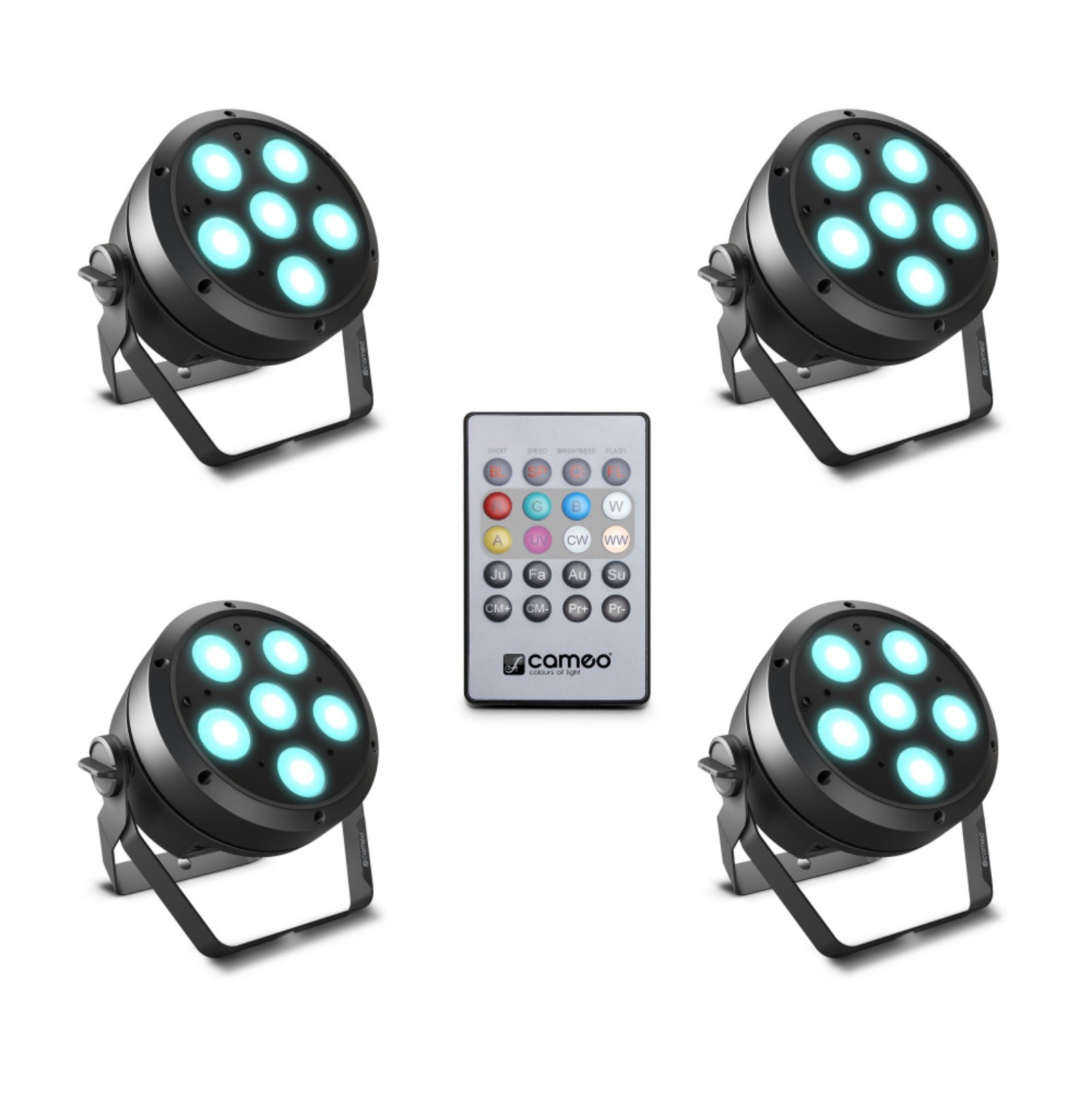 Cameo ROOT® PAR 6 SET, hvit