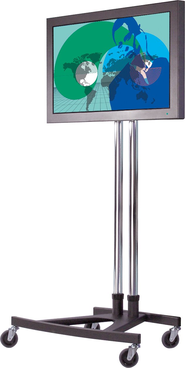 Stativ m/hjul for flat-skjerm 37"-70"