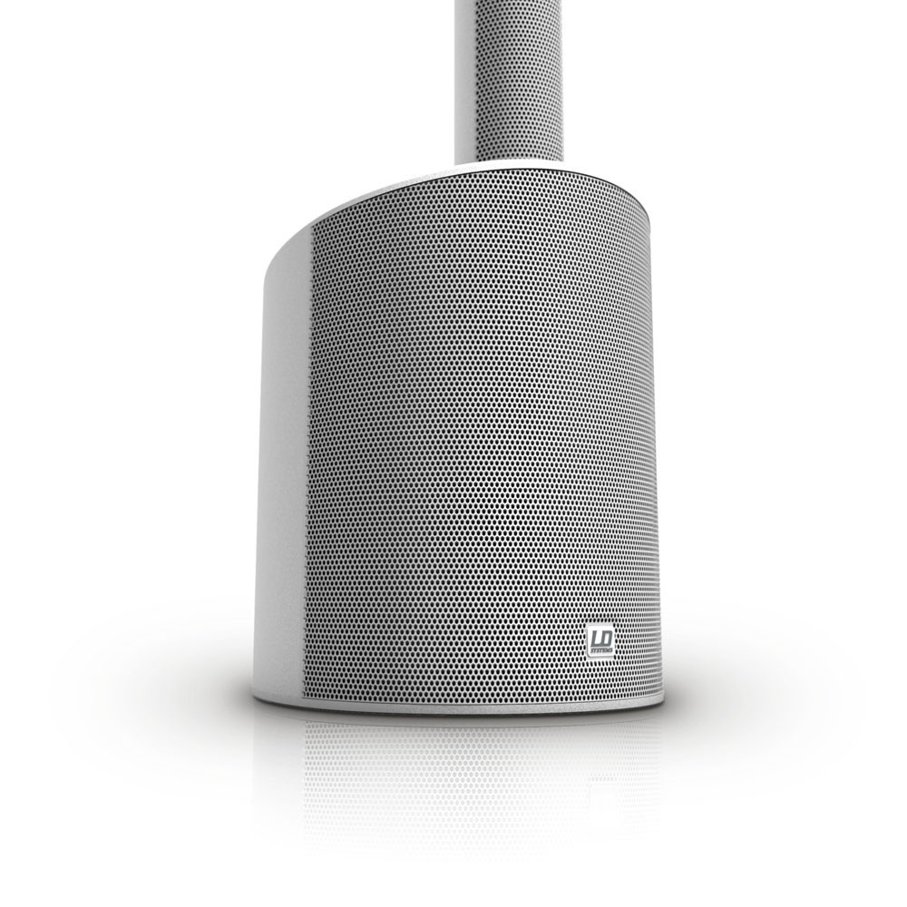LD Systems MAUI-5 GO, hvit, alt-i-ett høyttalersystem m/mikser - Bilde 4