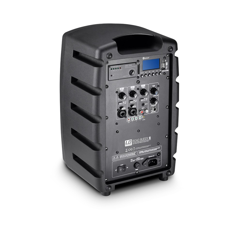 Roadbuddy 6, mobil PA, m/MP3, Bluetooth & håndholdt mikrofon - Bilde 2